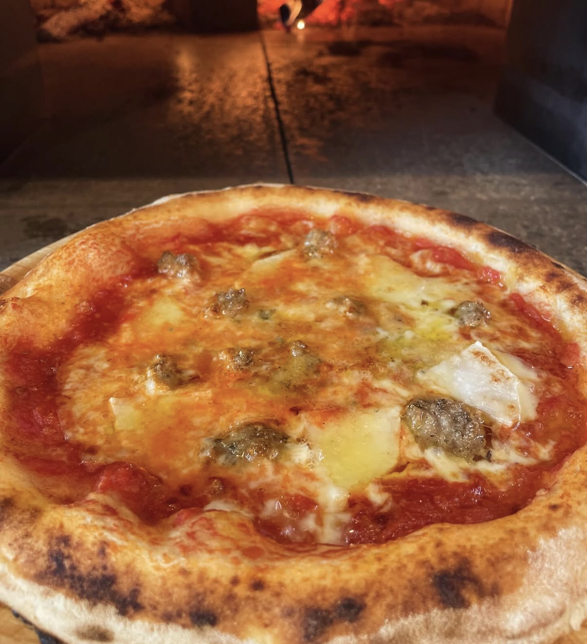 1月の季節のピッツァ