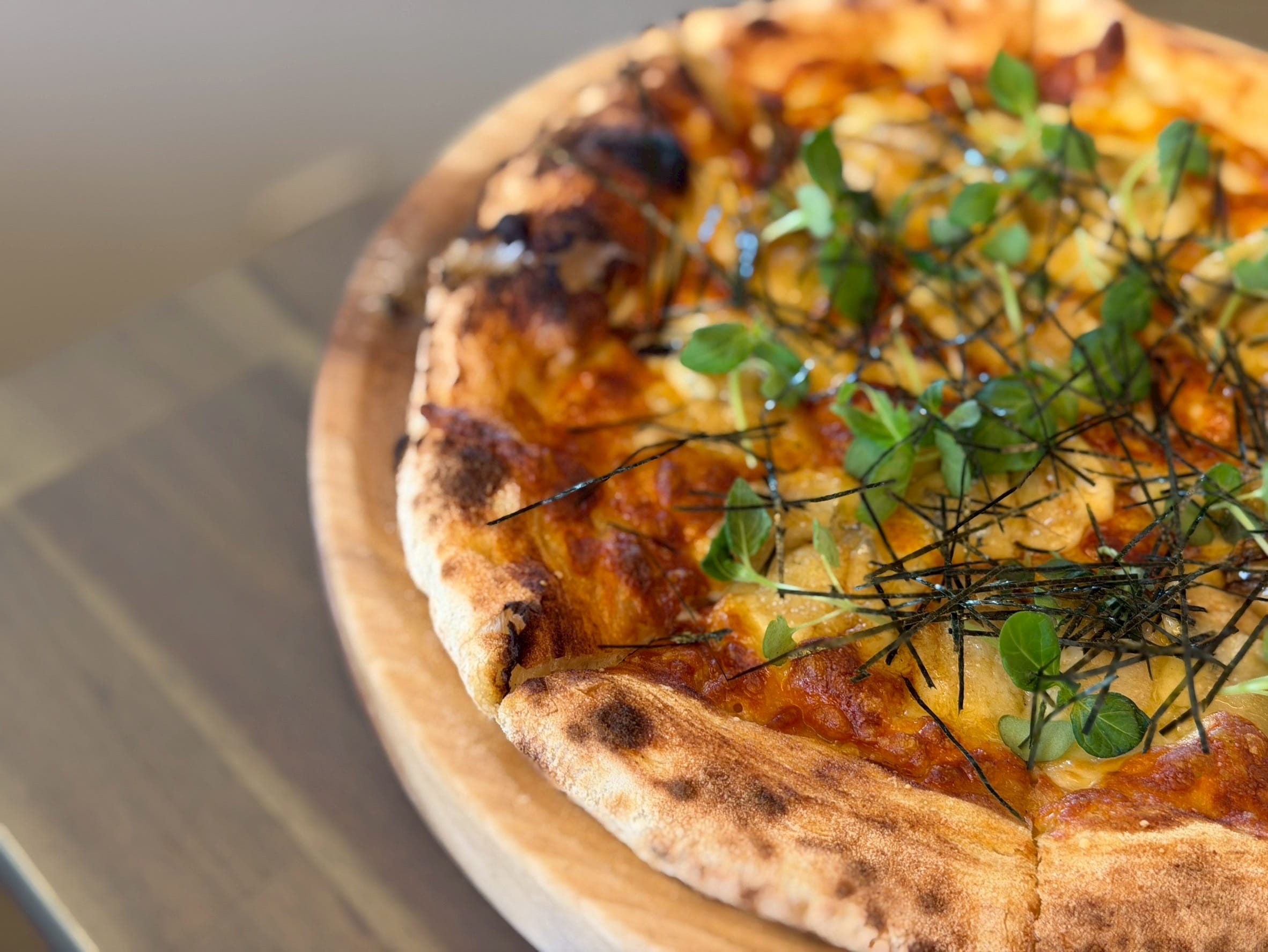 季節のPizza 『あなごと青紫蘇のピッツァ』