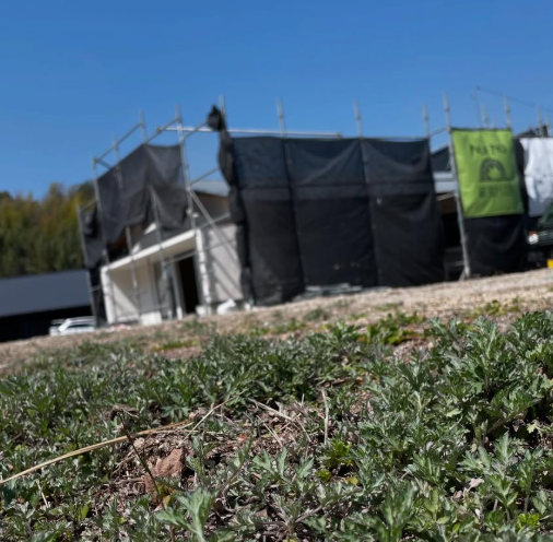 建築が佳境を迎えて